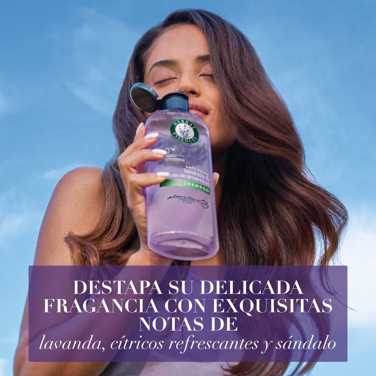 Herbal Essences Anti-frizz Lavanda & Aceite De Almendras Shampoo 400 Ml image number null