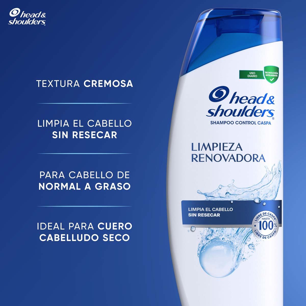 Head & Shoulders Shampoo Limpieza Renovadora 375ml image number null