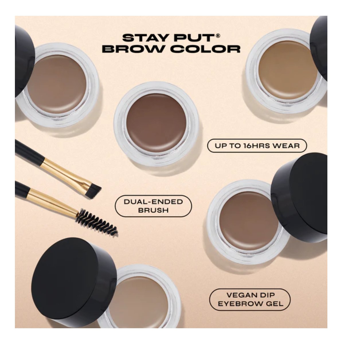 Milani Pomada Cejas Stay Put Brunette 16h Definici&oacute;n Natural image number null