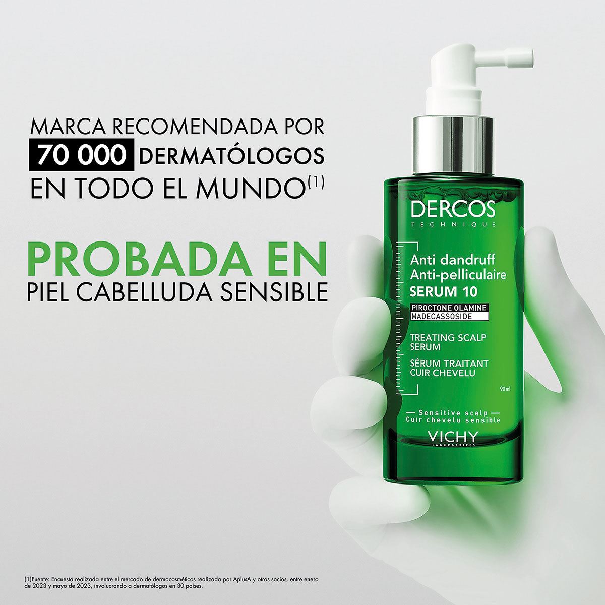 Vichy Dercos S&eacute;rum 10 Control Caspa 90ml image number null