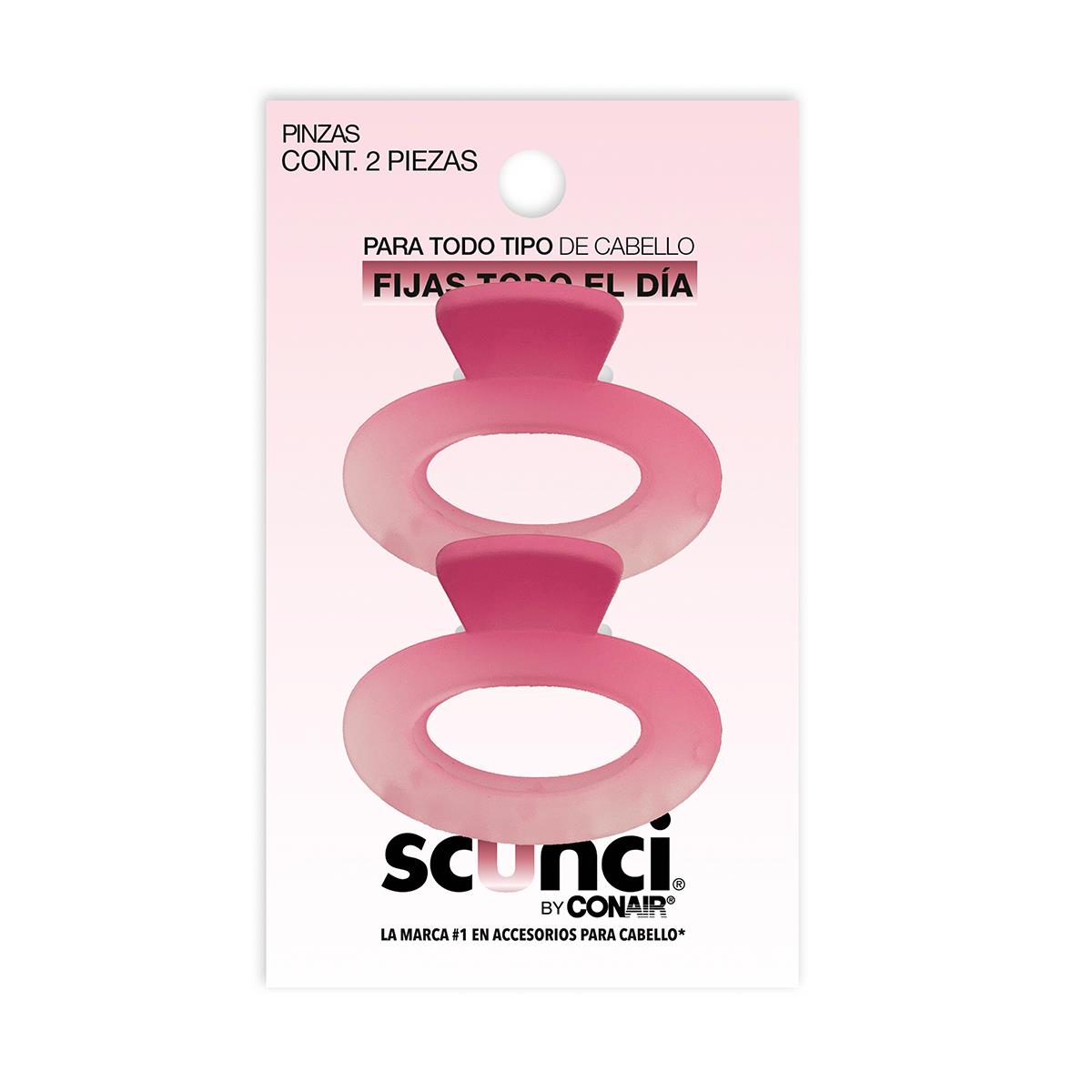 Scunci Set De 2 Pinzas Chicas Pink Conair image number null
