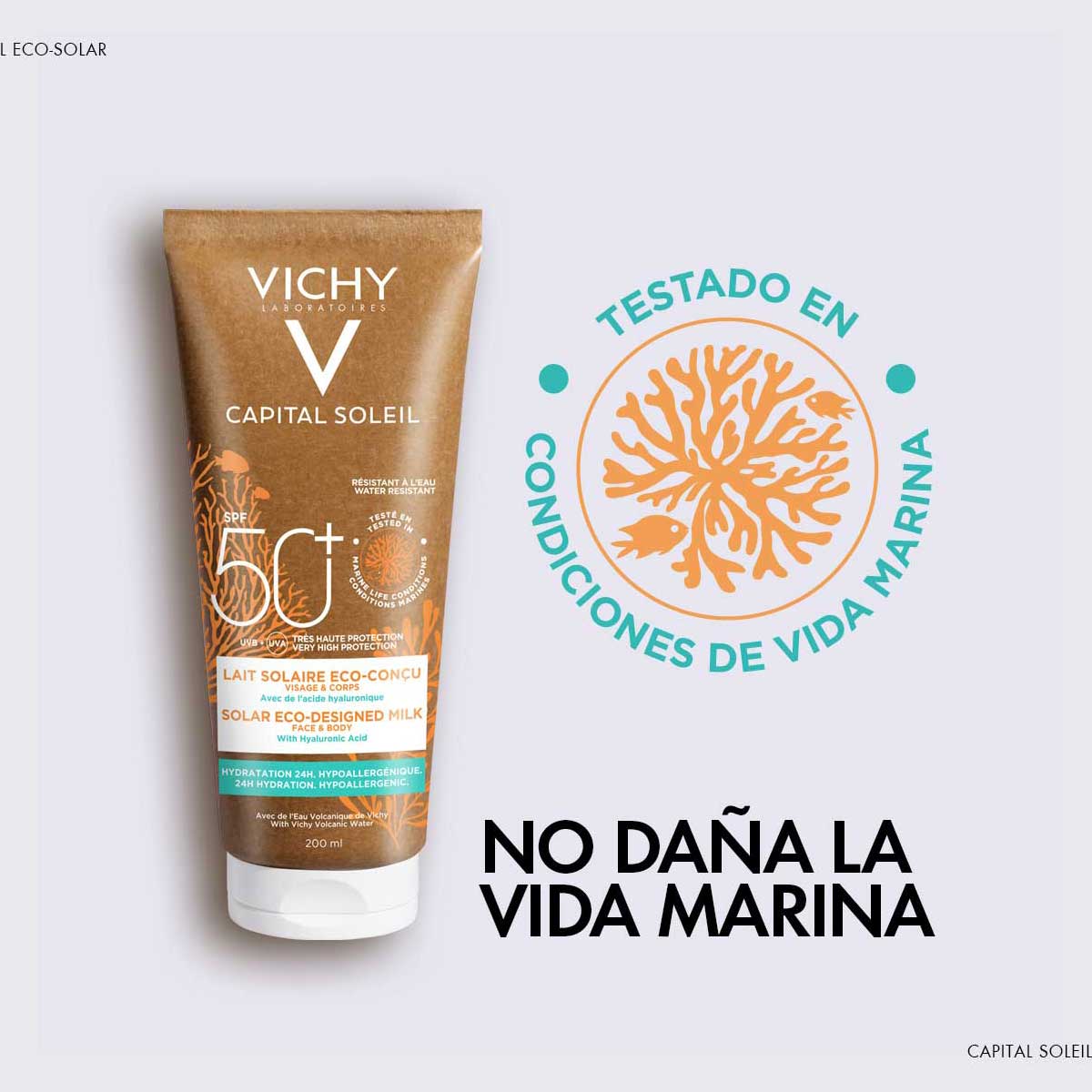Vichy Bloqueador Solar Biode Para Cuerpo Y Rostro Fps 50+ 200ml image number null