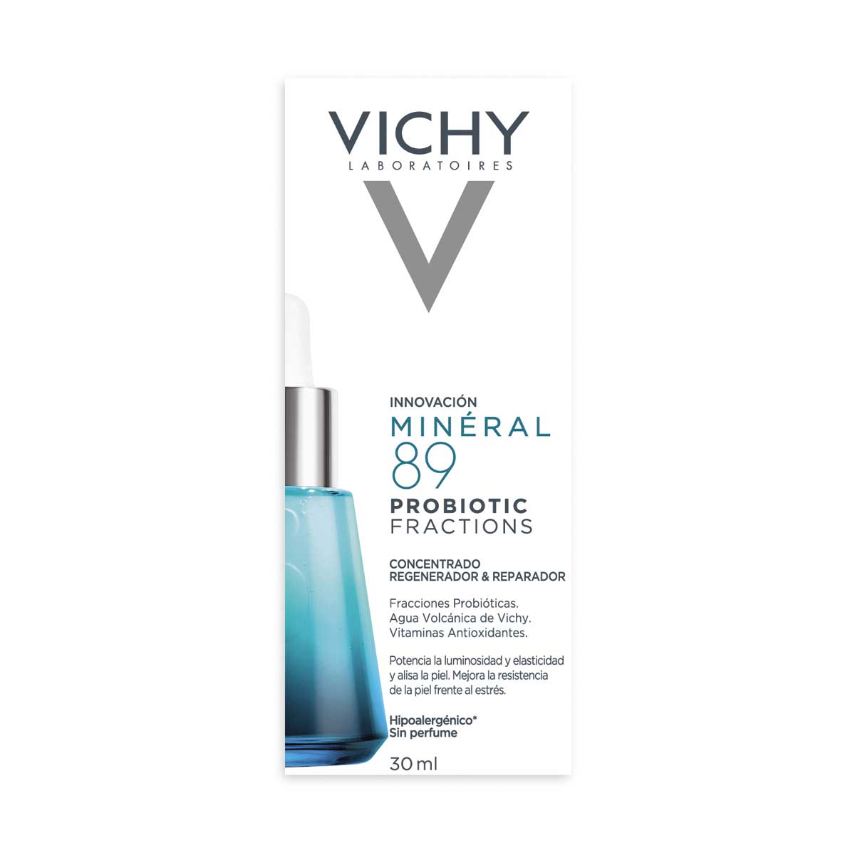 Vichy Mineral 89 Probiotic Fractions S&eacute;rum Regenerador & Reparador Para Piel Estresada 30ml image number null