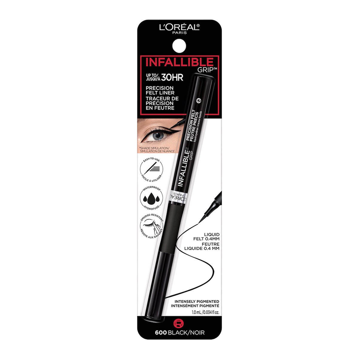 L'or&eacute;al Paris Delineador En Plum&oacute;n Infallible Precisi&oacute;n Felt Negro image number null