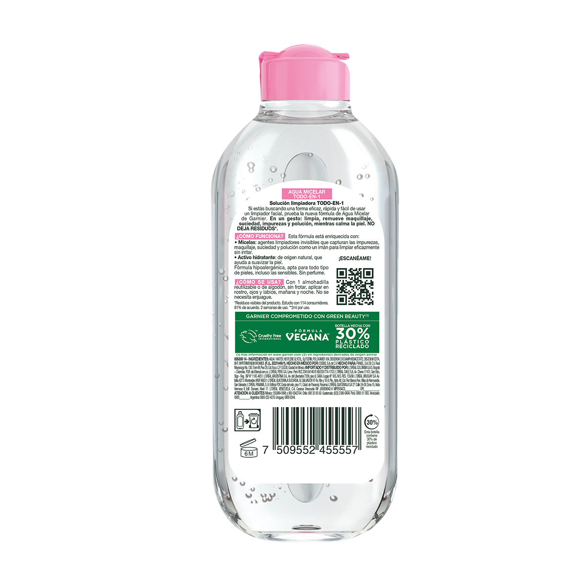 Garnier Skin Active Agua Micelar Desmaquillante 400 Ml image number null