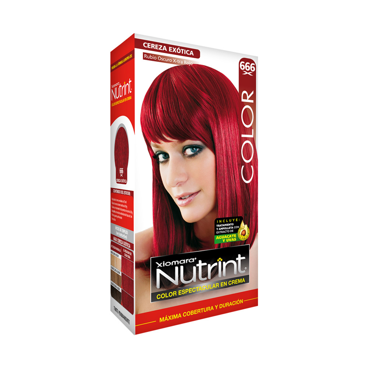 Xiomara Nutrint Tinte Crema Cereza Exot 666 50g image number null