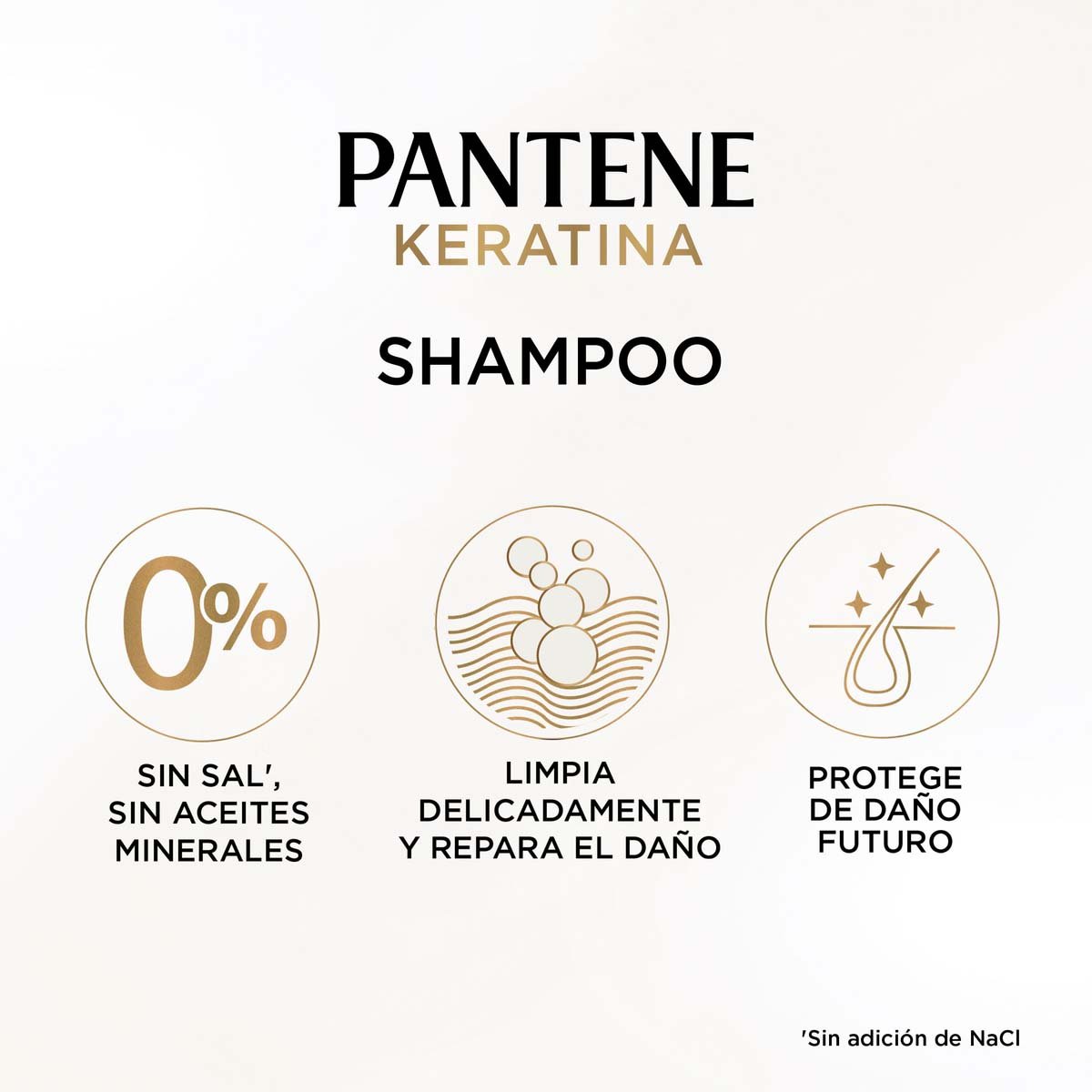Pantene Pro-v Miracles Keratina Repara Y Protege Shampoo Reparador 300 Ml image number null
