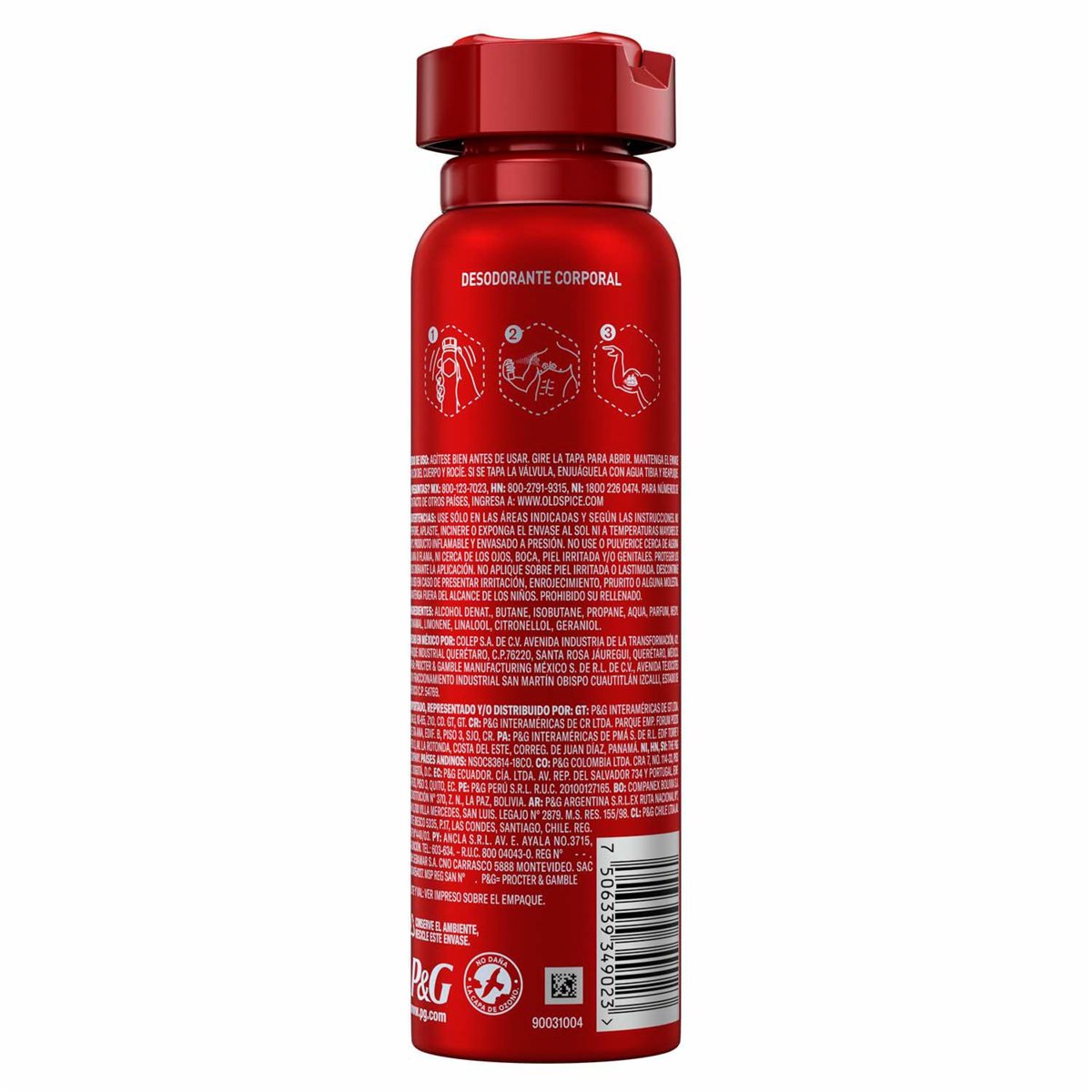 Old Spice Desodorante Spray Le&ntilde;a 96g Protecci&oacute;n 48h image number null