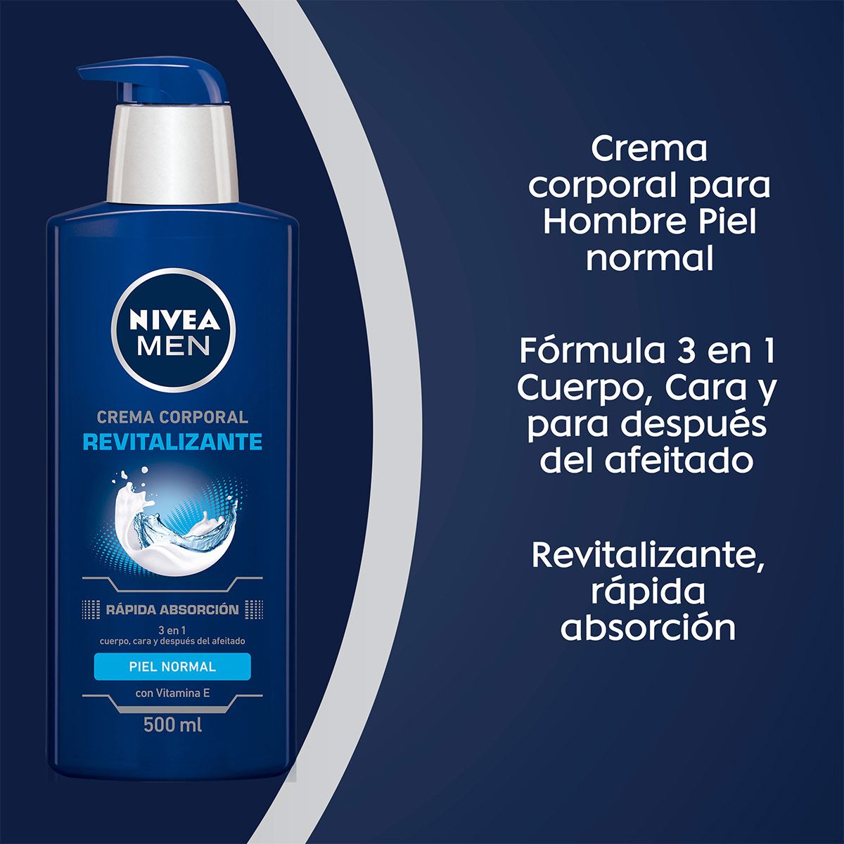 Nivea Crema Corporal Men 500ml image number null