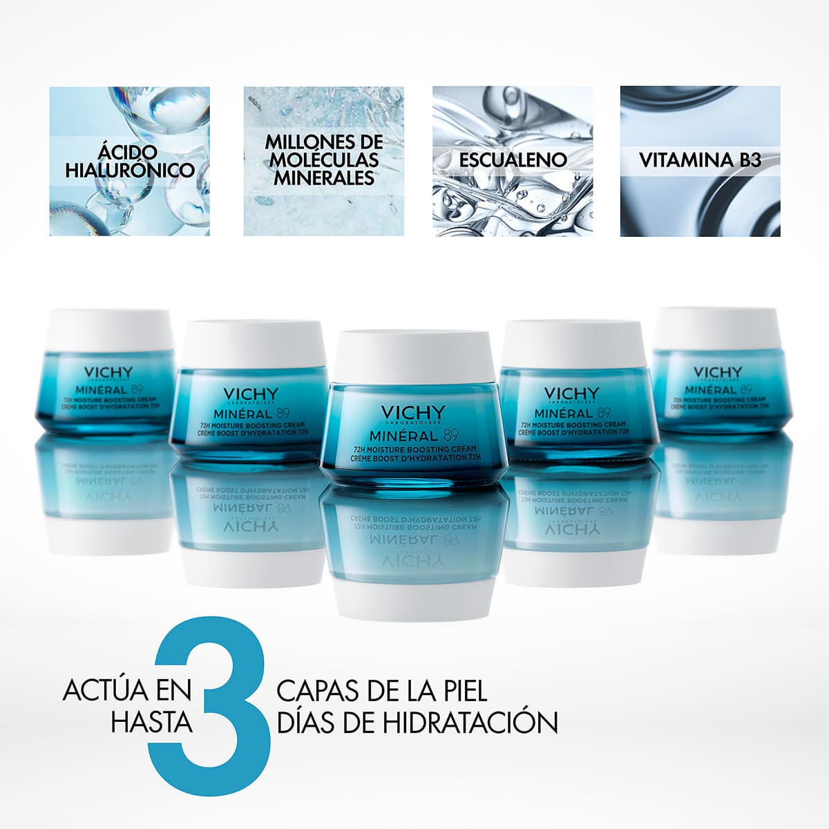 Vichy Mineral 89 Crema Hidratante Intensiva 50ml image number null