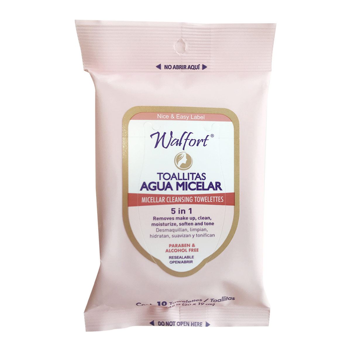 Walfort Toallitas Desmaquillantes Agua Micelar 5 En 1 image number null