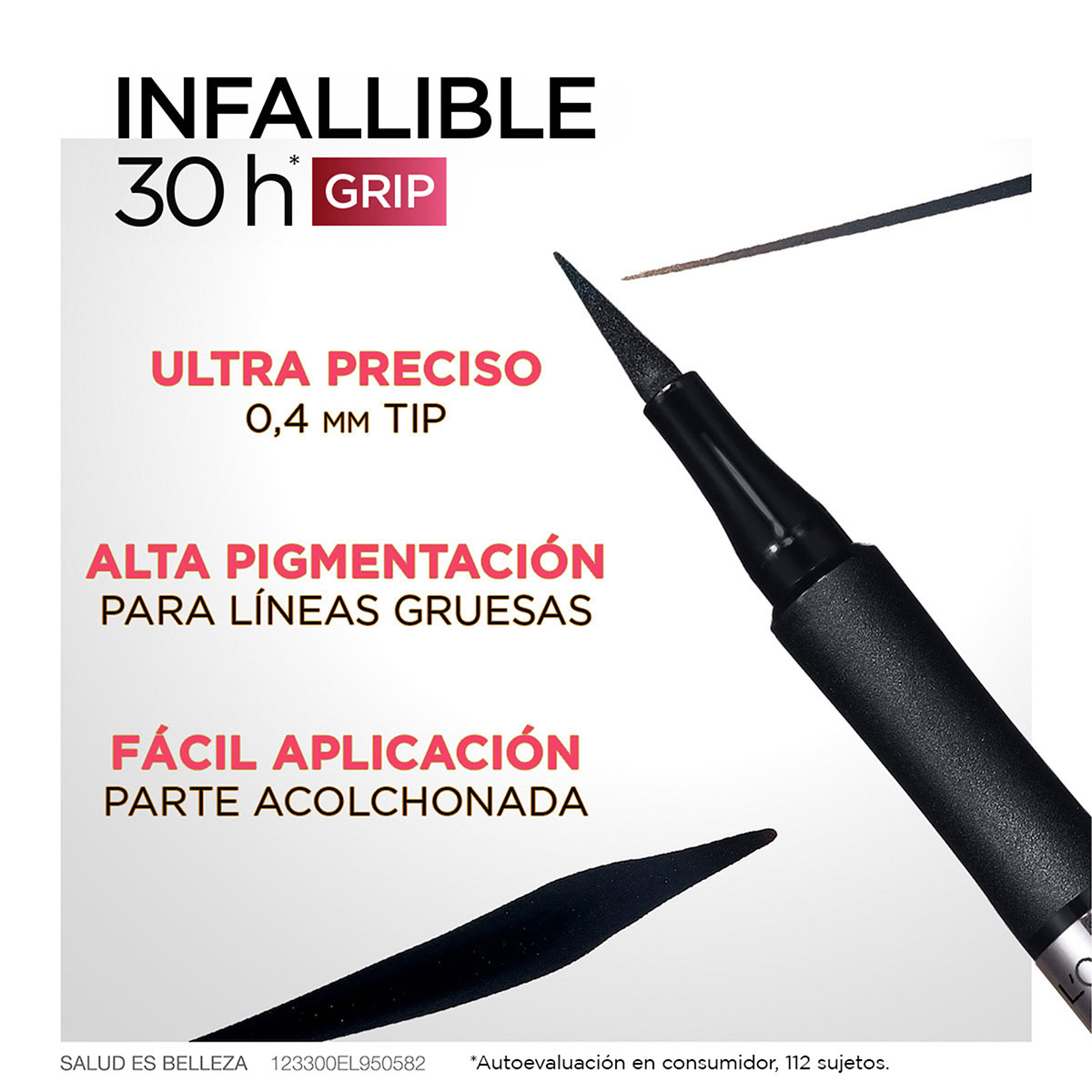 L'or&eacute;al Paris Delineador En Plum&oacute;n Infallible Precisi&oacute;n Felt Negro image number null