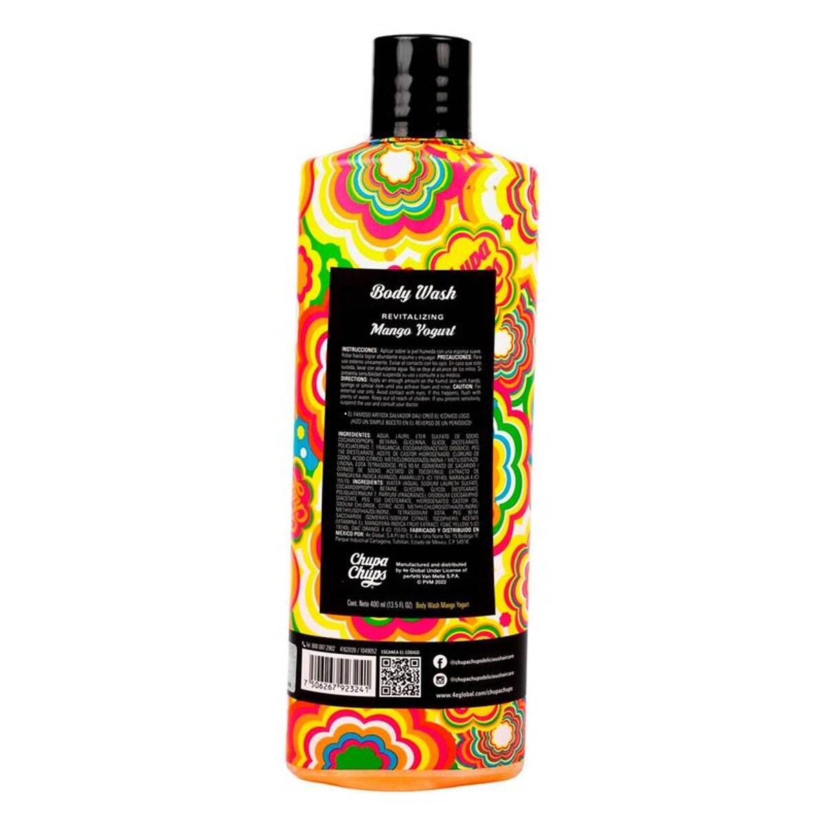 Chupa Chups Gel De Ducha Mango Yogurt 400ml image number null