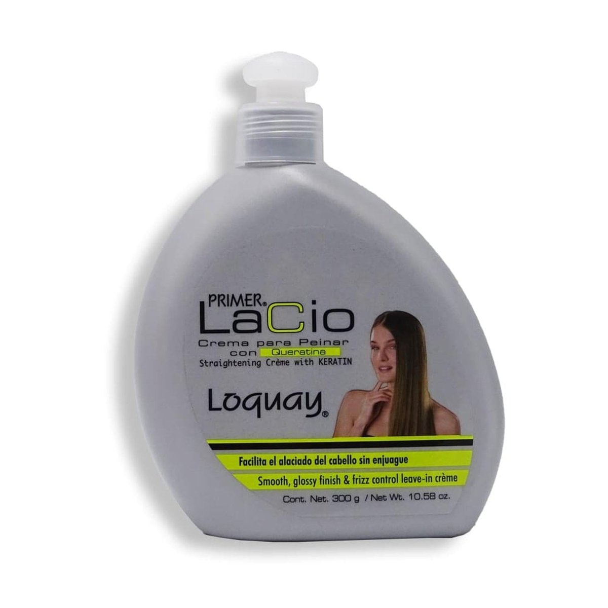 Loquay Primer Lacio Crema Para Peinar 300 G Tratamiento Capilar image number null