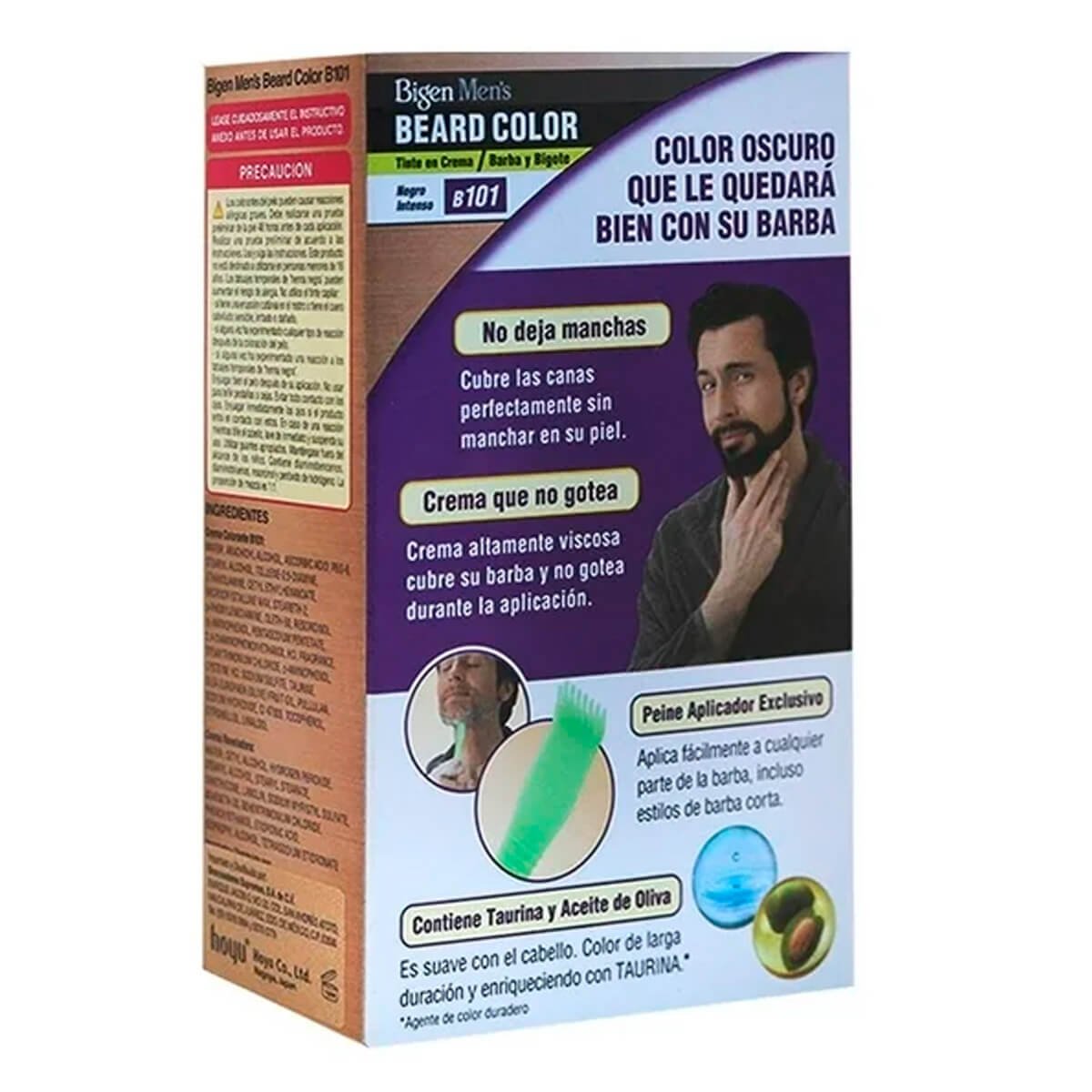 Bigen Coloraci&oacute;n Para Barba Y Bigote Color Negro Intenso image number null