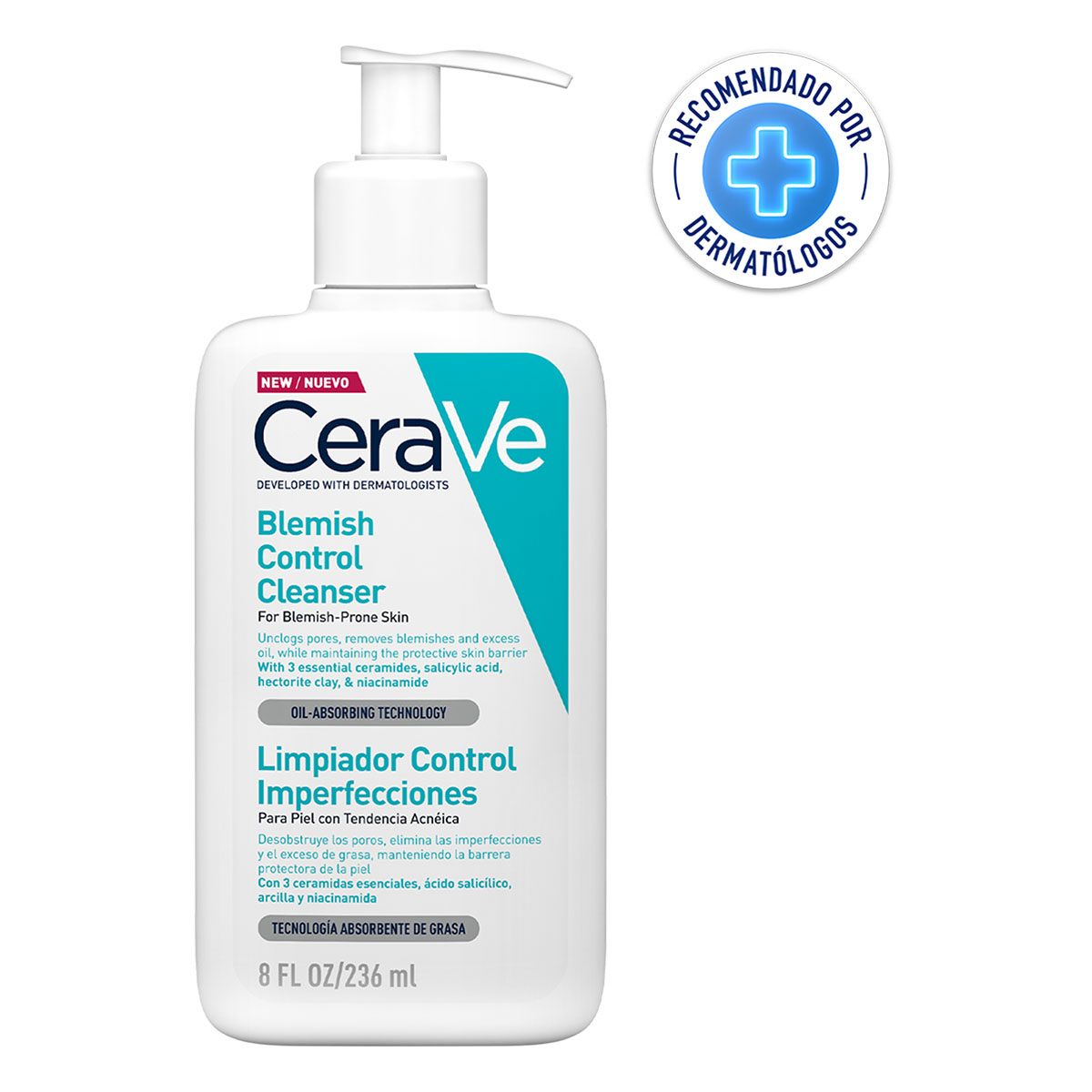 Cerave Limpiador Control Imperfecciones 236 Ml image number null