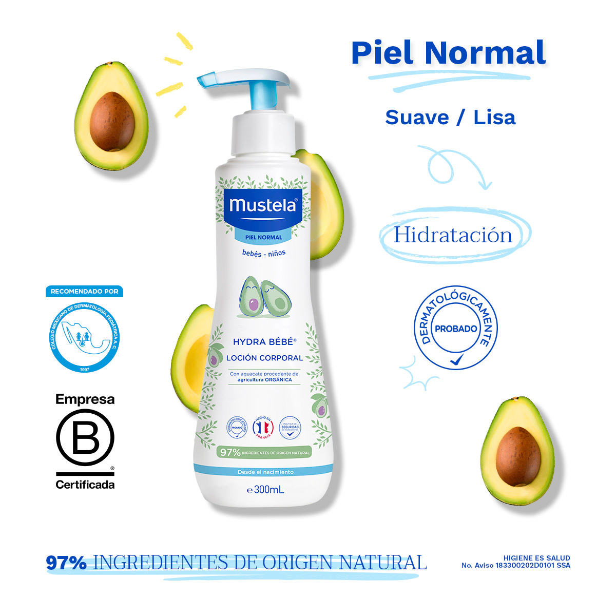 Mustela Hydra Beb&eacute; Crema Corporal 300ml image number null