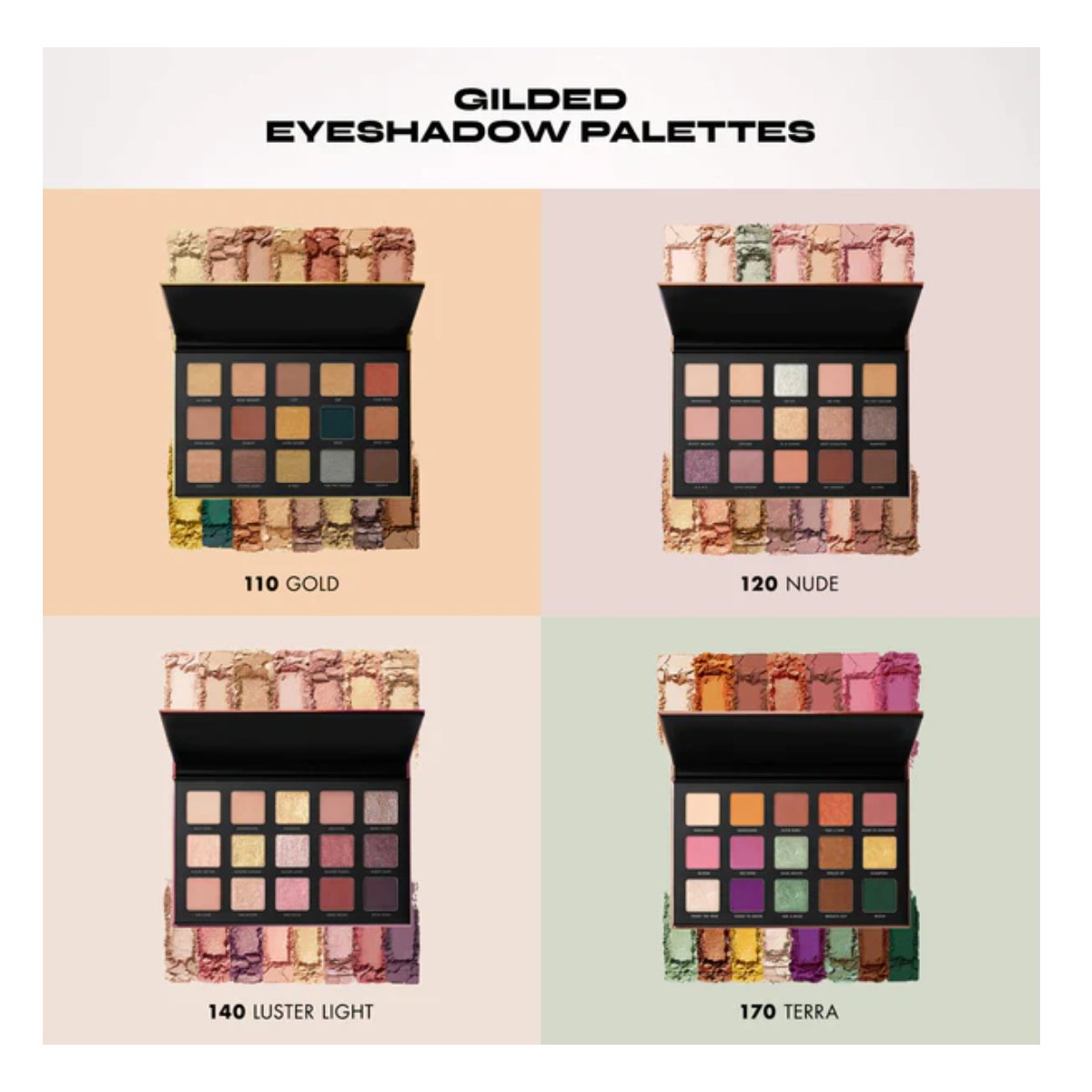 Milani Paleta De Sombras 15 Tonos Luster Lights Vegana image number null