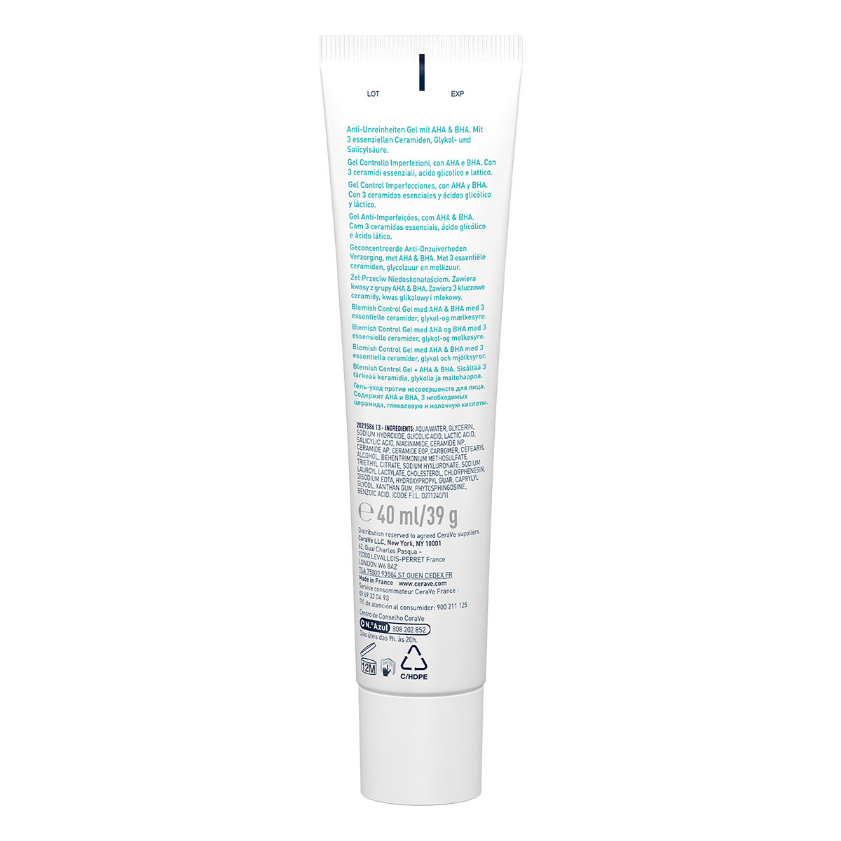 Cerave Tratamiento Anti Imperfecciones Gel Control 40ml image number null