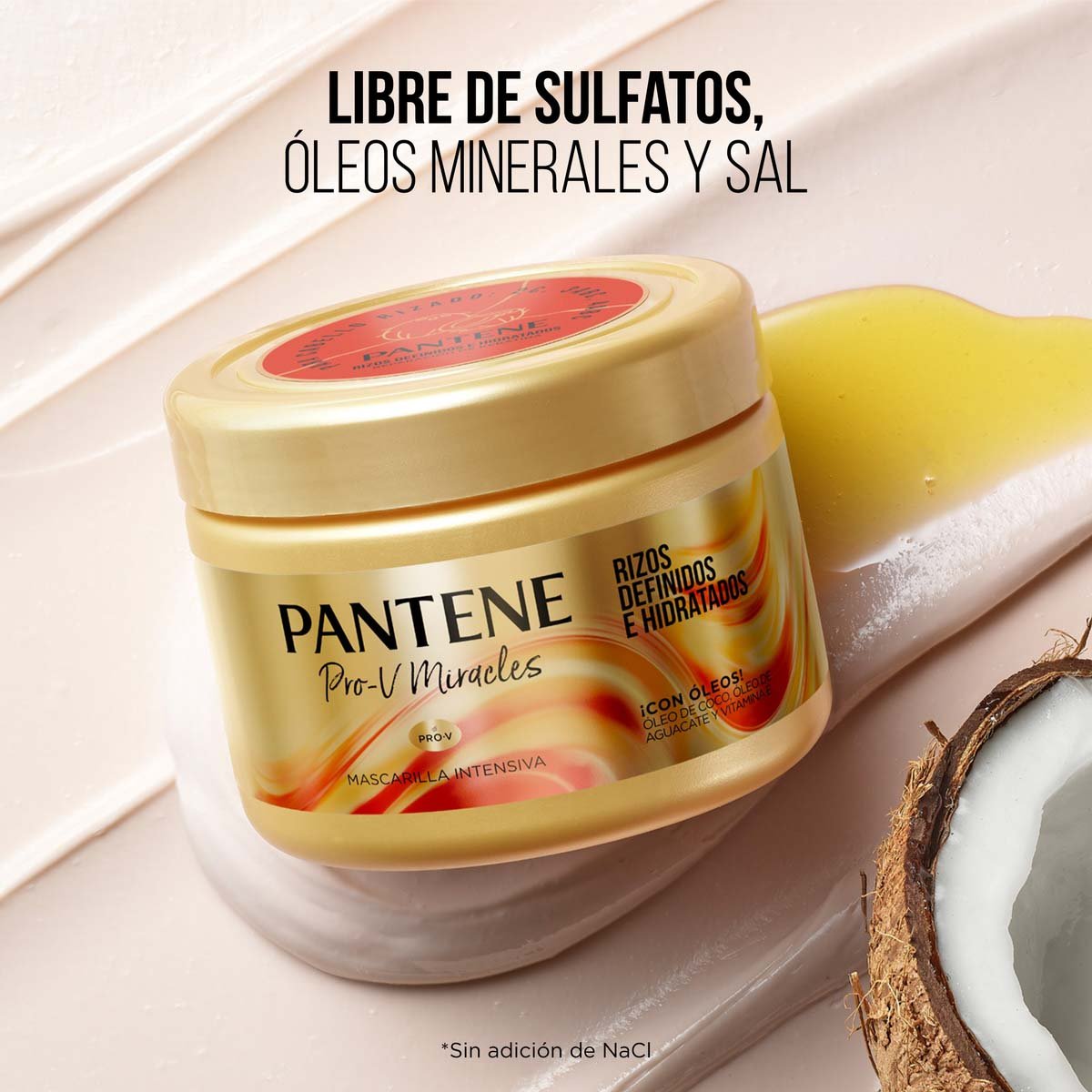 Pantene Tratamiento Capilar 300ml Rizos Definidos Y Control Frizz image number null