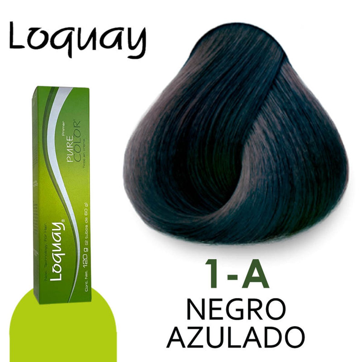 Loquay Tinte Pure Color Negro 1 Profesional12 image number null