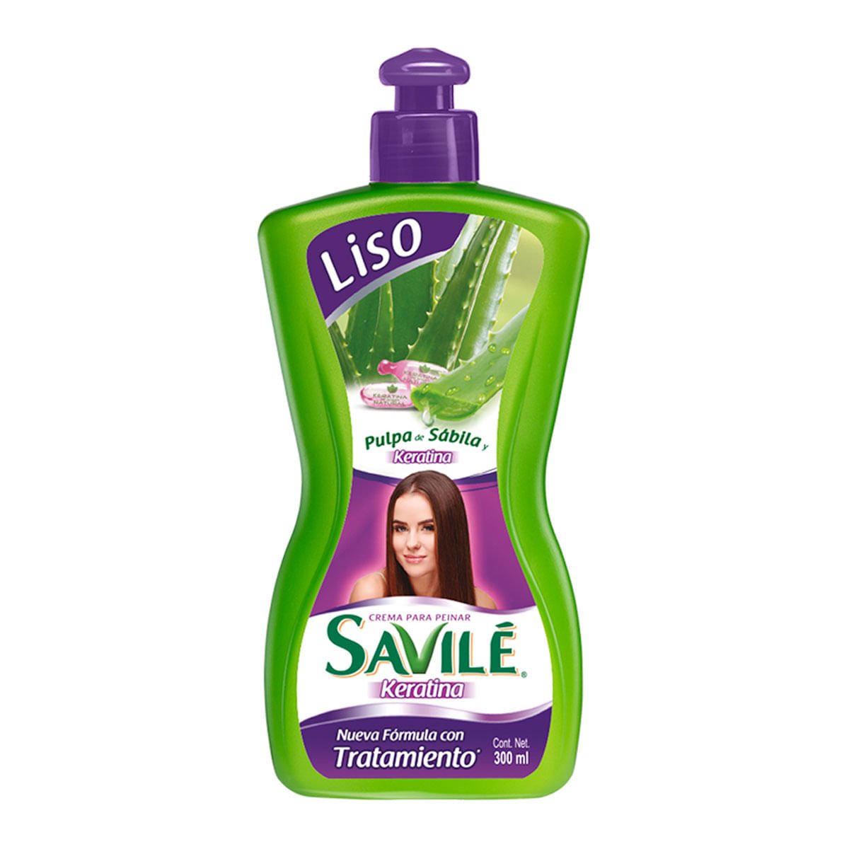 Savile Crema Para Peinar 300ml Keratina Liso Y Suavidad image number null