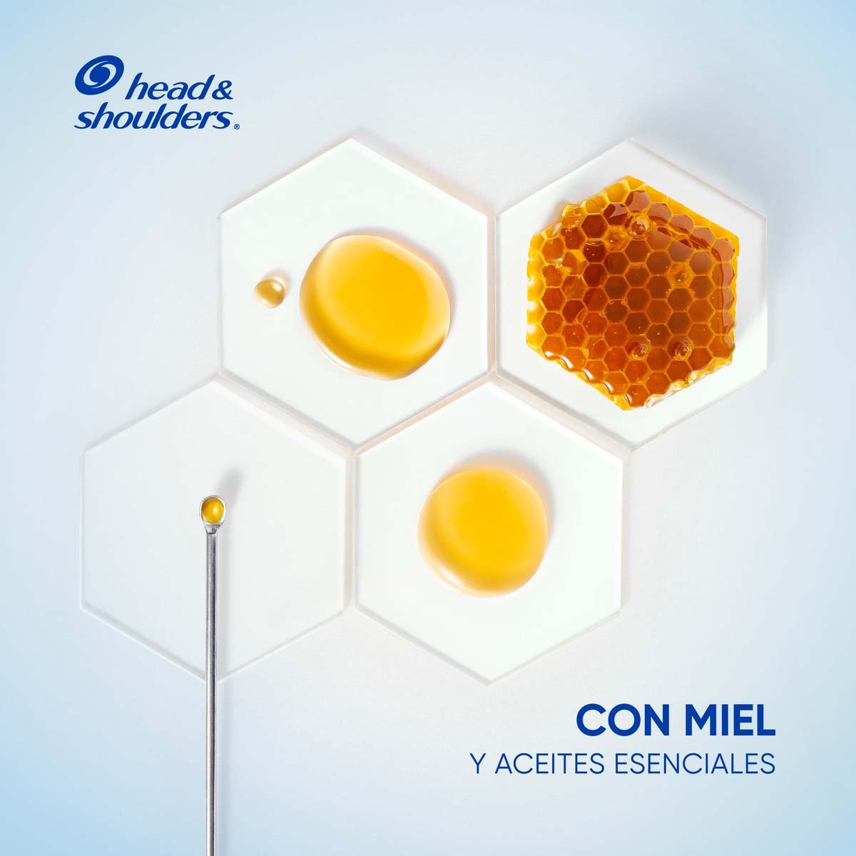 Head & Shoulders Shampoo S Anti-resequedad Nutrici&oacute;n Diaria, Miel Aceites Y Esenciales 375 Ml image number null