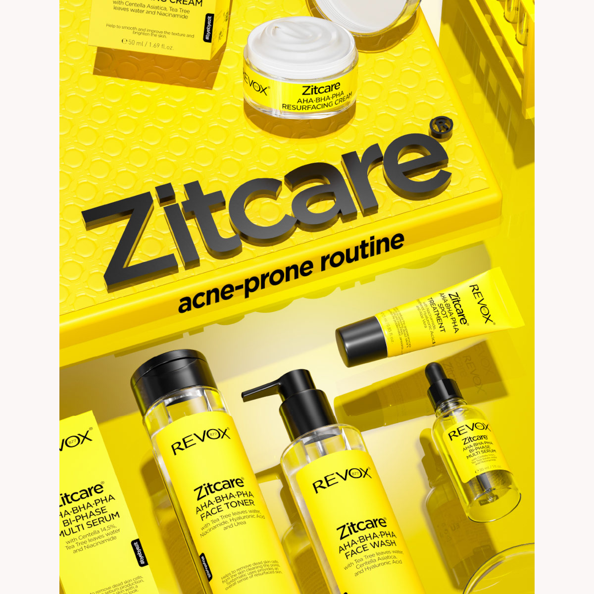 Revox B77 Zitcare Aha Bha Pha Limpiador Facial Con Te De &Aacute;rbol Centella Asi&aacute;tica Y Ah 250 Ml image number null