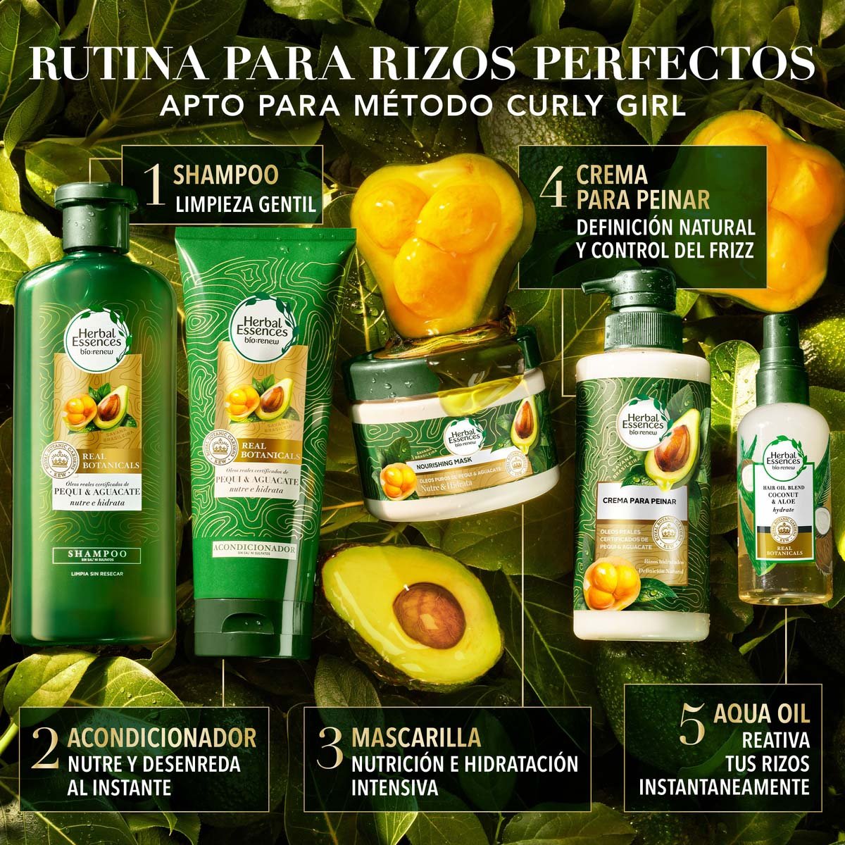 Herbal Essences Bio:renew Pequi & Aguacate Nutre E Hidrata Nourishing Mask 300 Ml image number null