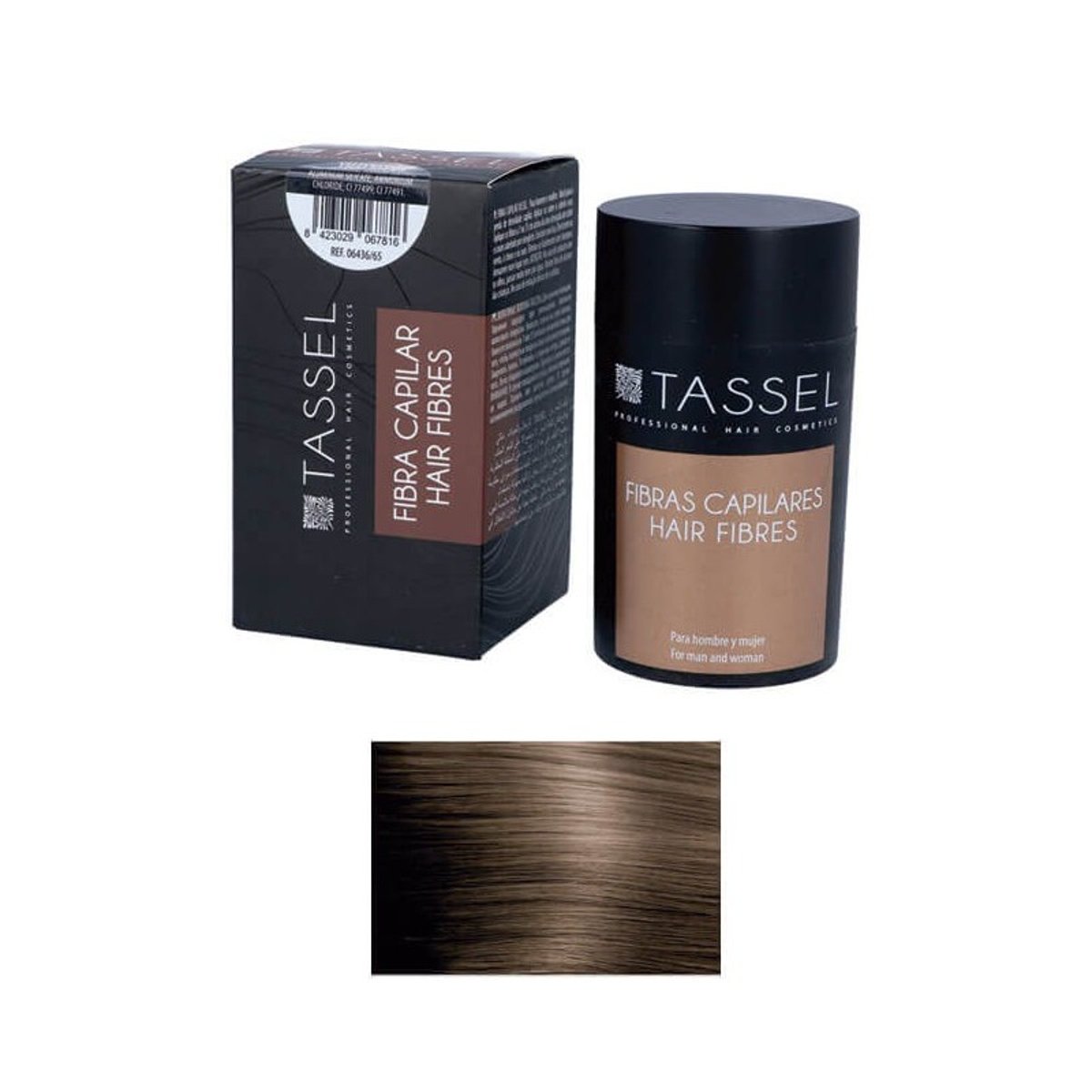 Match Hair Fibra Capilar Caf&eacute; Claro 3pc 14g image number null