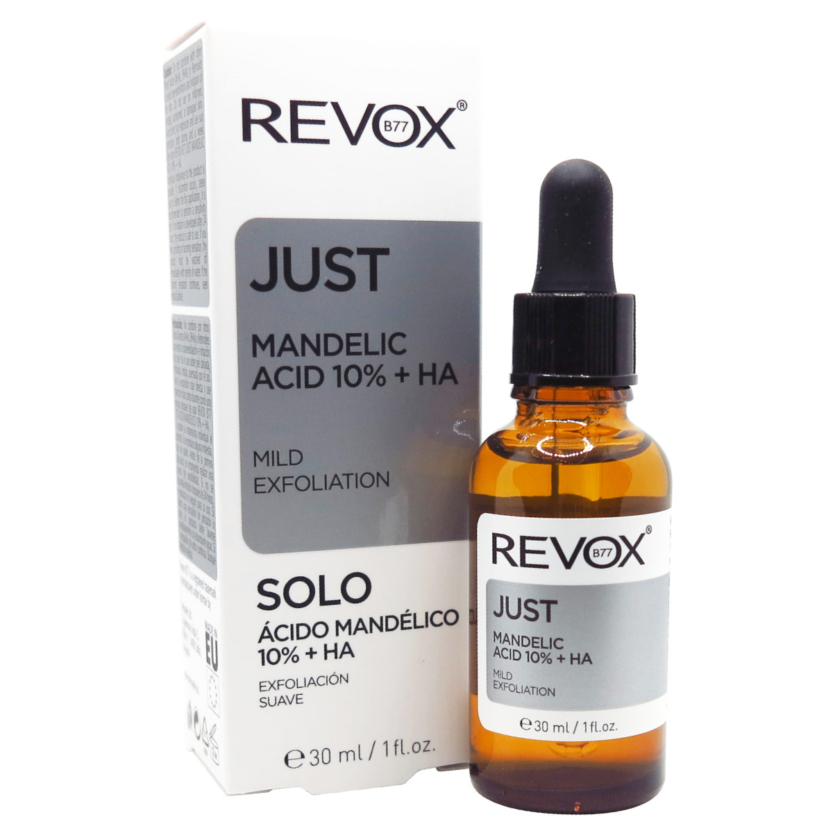 Revox B77 Just &Aacute;cido Mandelico 10% + &Aacute;cido Hialur&oacute;nico Exfoliaci&oacute;n Suave 30 Ml image number null