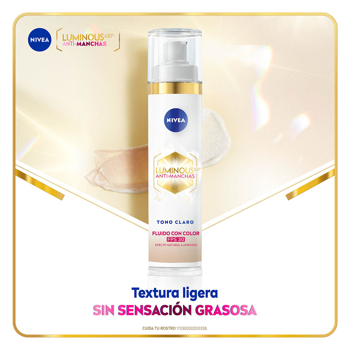 Nivea Luminous 630 Crema Fluido Anti Manchas Tono Claro 40ml image number null