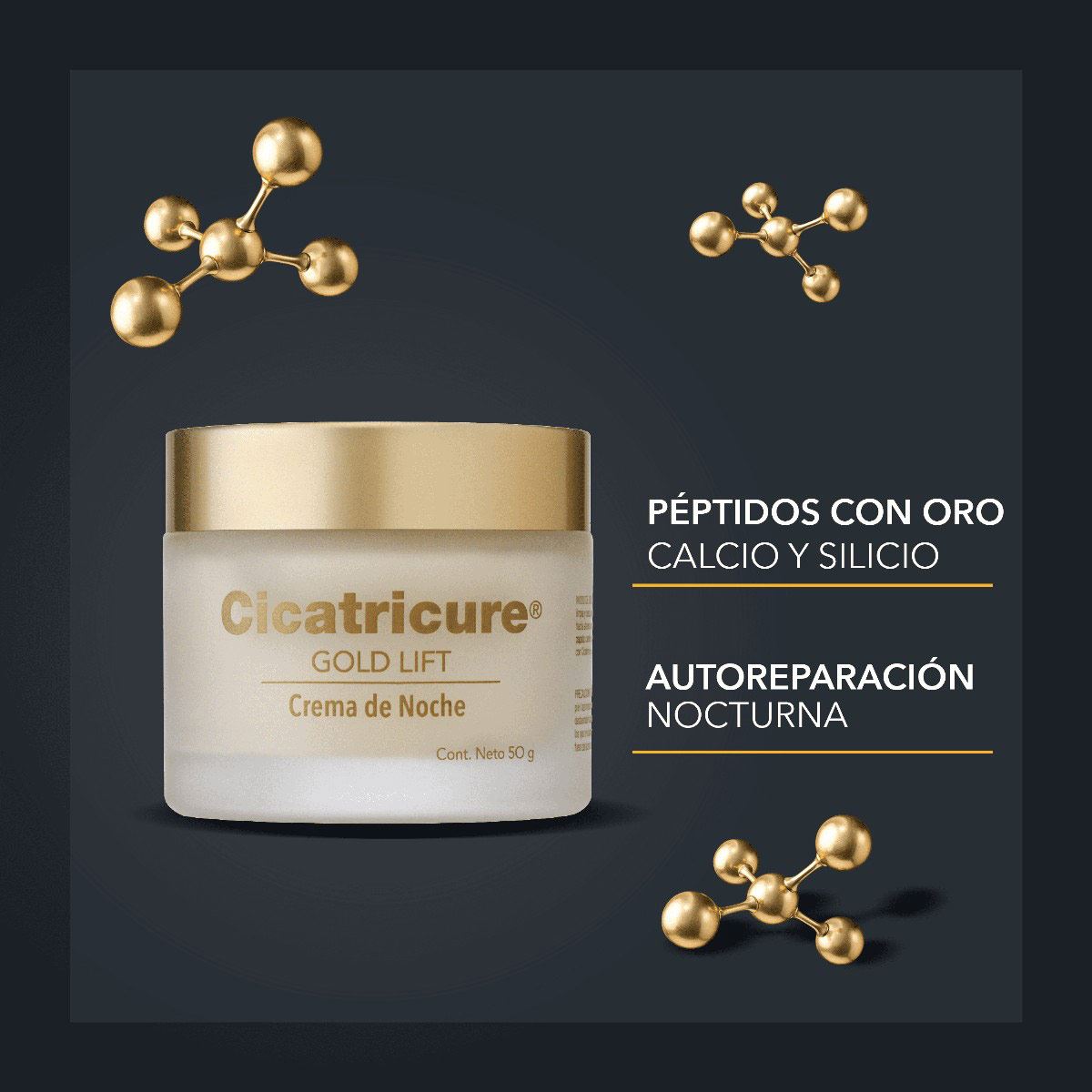 Cicatricure Crema Facial Gold Lift Noche image number null