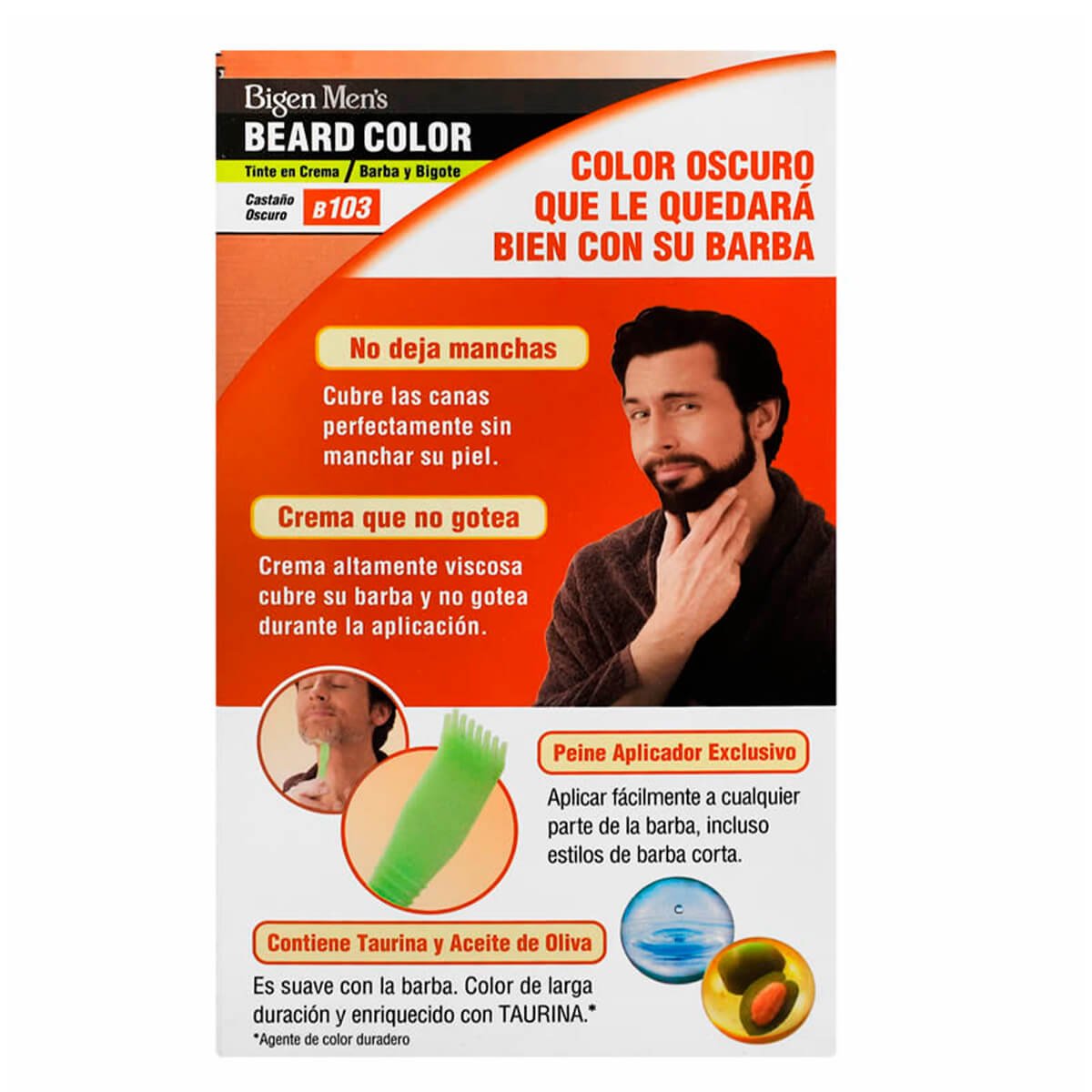 Bigen Coloraci&oacute;n Para Barba Y Bigote Casta&ntilde;o Oscuro image number null