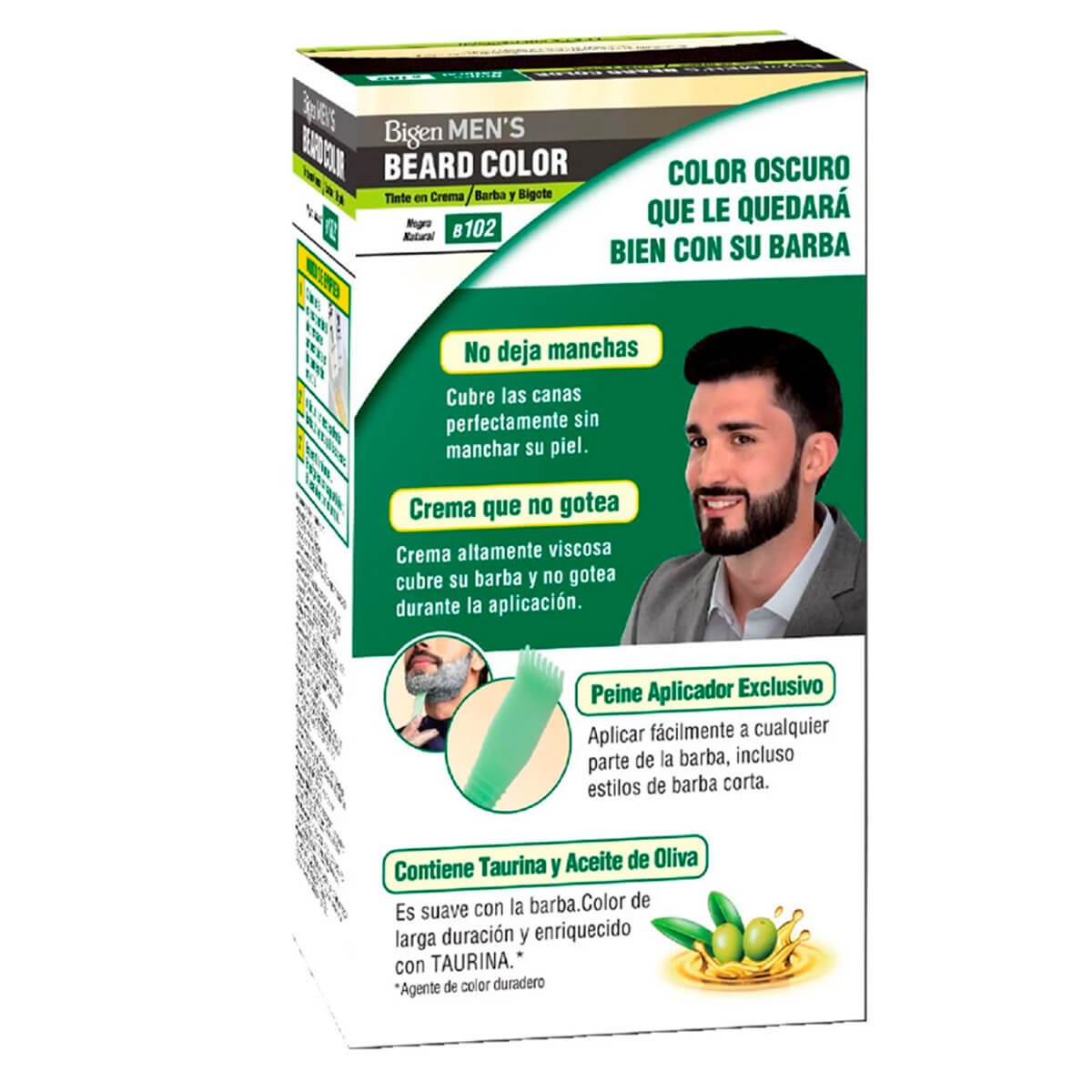 Bigen Coloraci&oacute;n Para Barba Y Bigote Negro Natural image number null