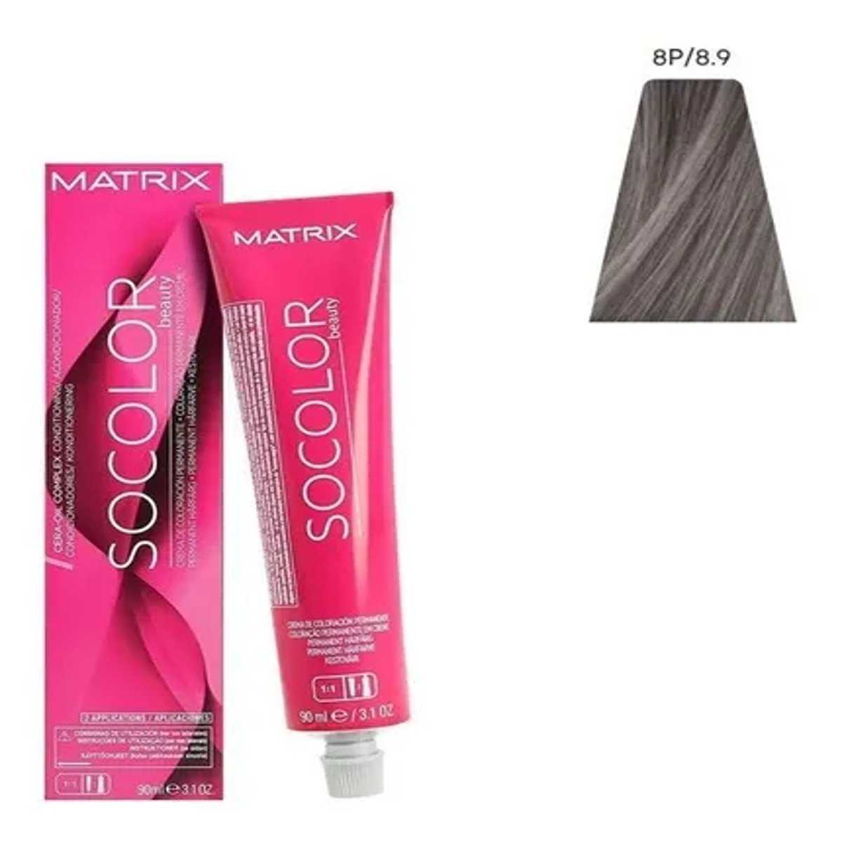 Matrix Socolor Beauty Tinte 8p/8.9 Rubio Claro Perla 60ml image number null