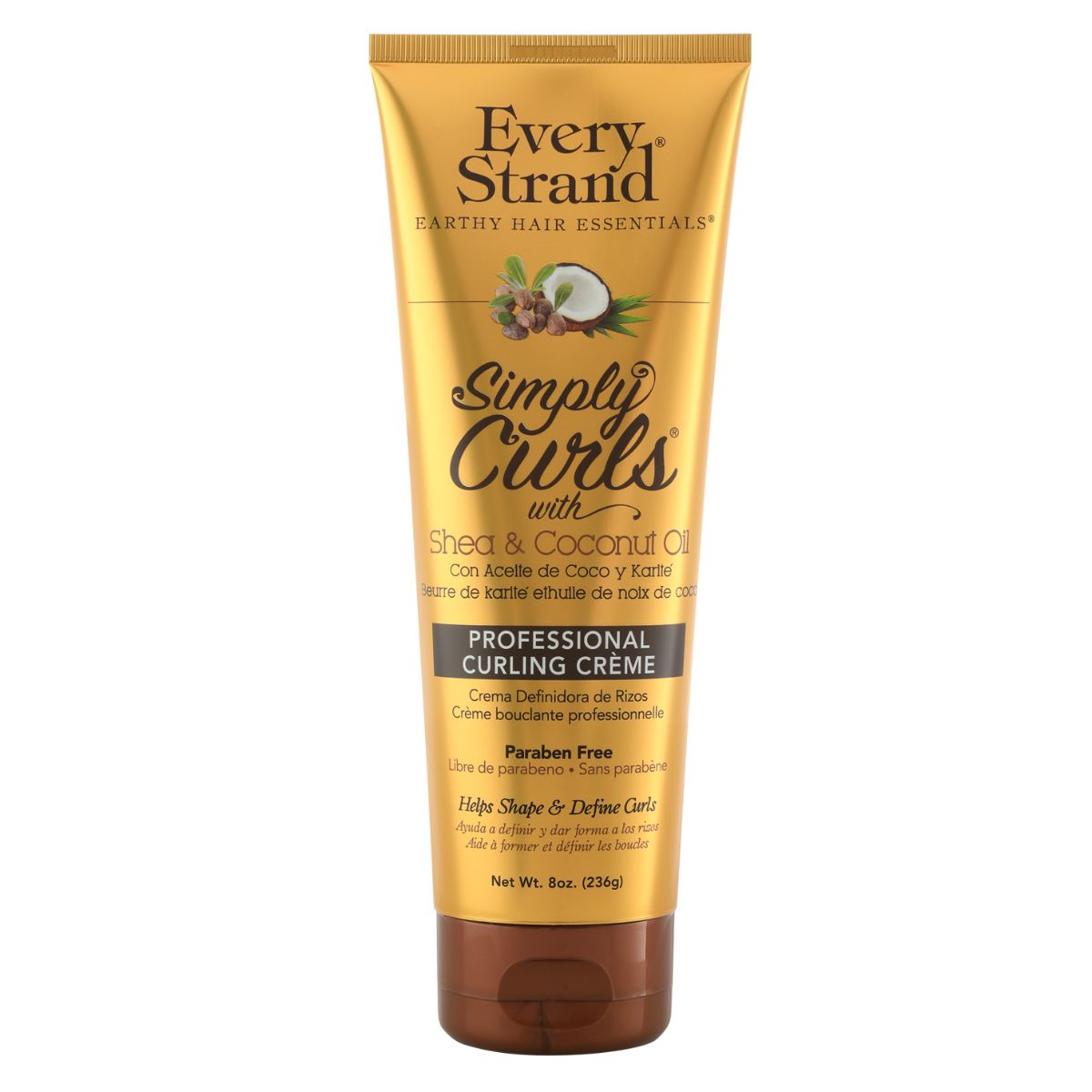 Every Strand Crema De Rizado Con Karit&eacute; Y Aceite De Coco 236 G image number null