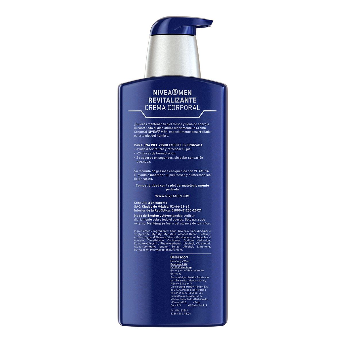 Nivea Crema Corporal Men 500ml image number null