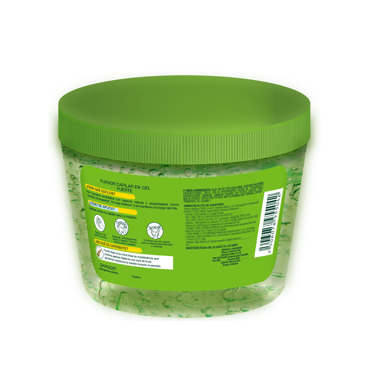 Garnier Fructis Style Gel Tarro Fuerte 600 G image number null