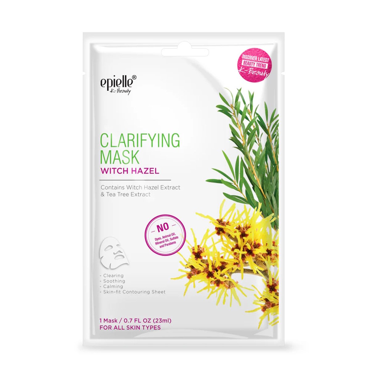 Kareway K-beauty Mascarilla Clarificante Con Hamamelis 1 Pieza image number null