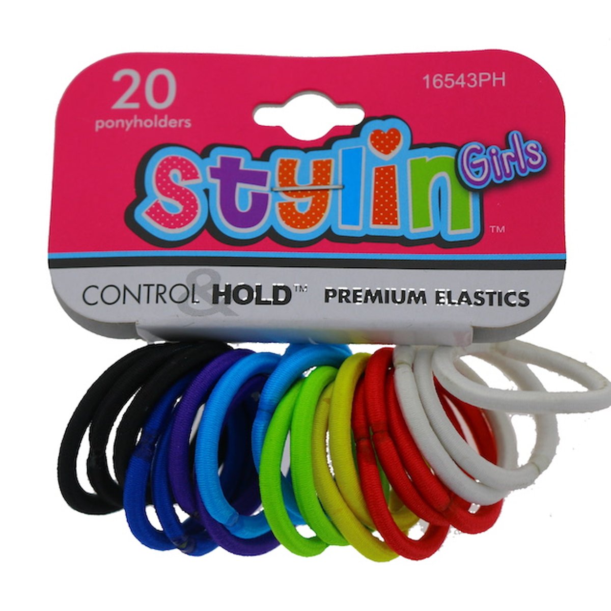 Stylin' Girls Ligas Para Cabello 14  Tela Terry Pastel image number null