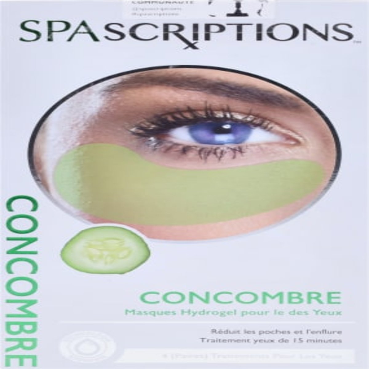 Spascriptions Almohadillas Hidrogel Pepino Contorno Ojos 1 Par image number null