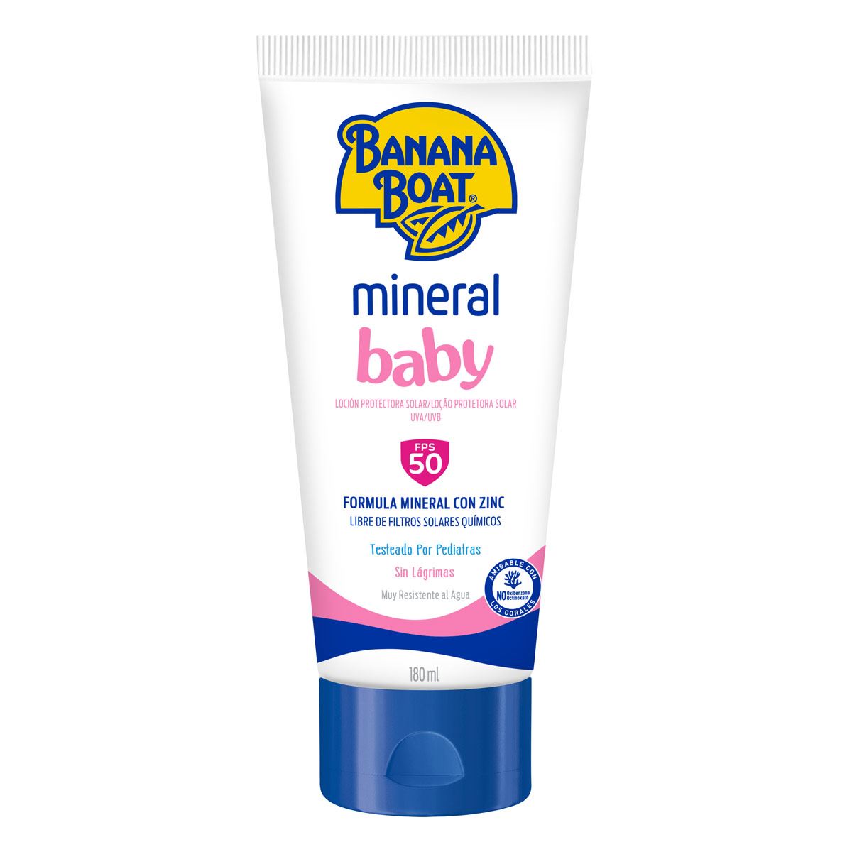 Banana Boat Protector Solar Mineral Baby Spf50 Ltn 180 Ml image number null