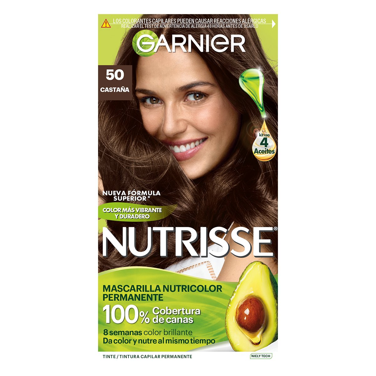 Nutrie Regular Tinte Capilar T50 Casta&ntilde;o Claro image number null