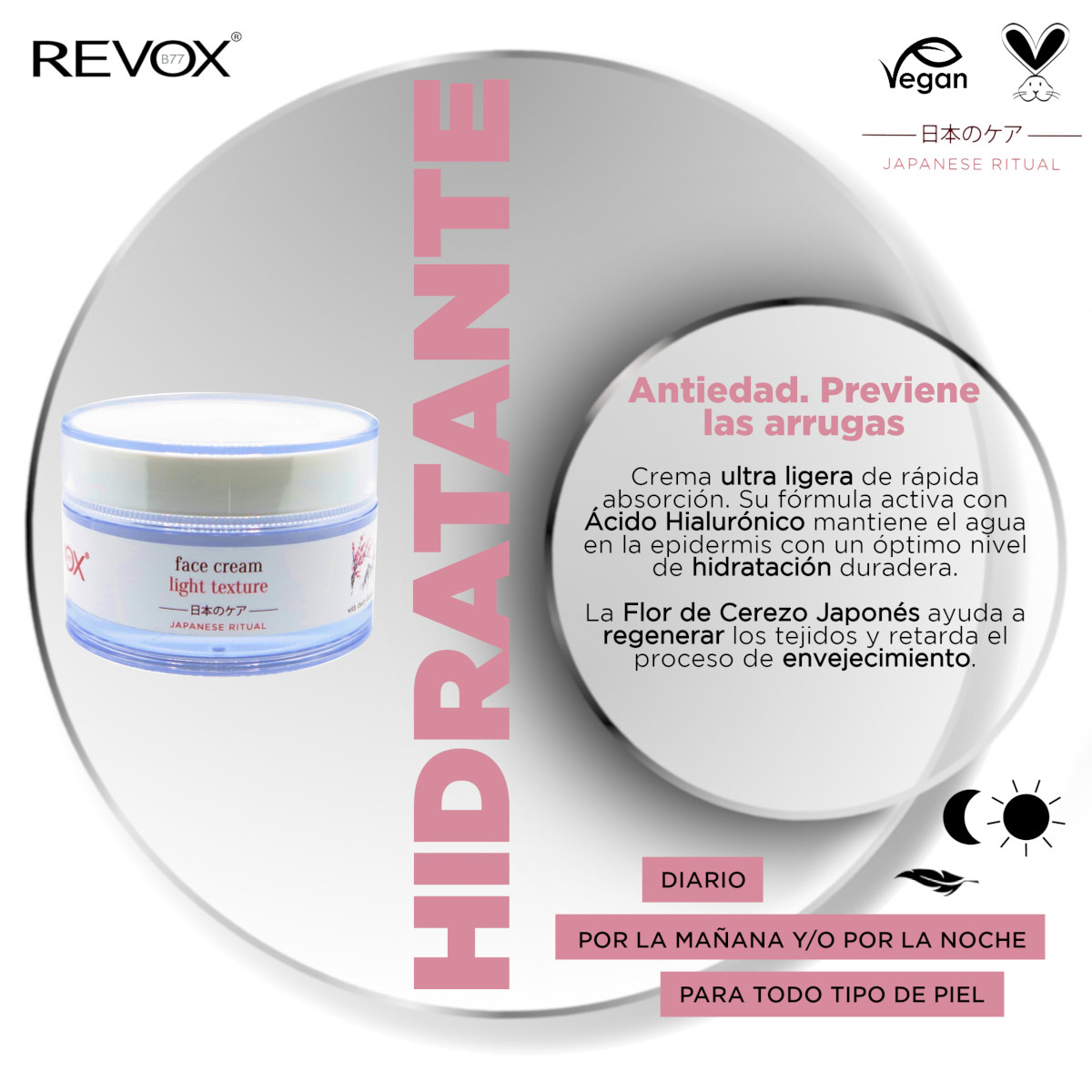 Revox B77 Japanese Routine Crema Facial De Textura Ligera 50 Ml image number null