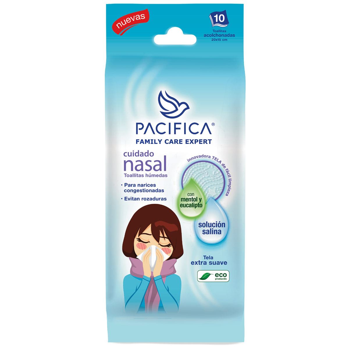 Pacifica Toallitas H&uacute;medas Para Cuidado Nasal image number null