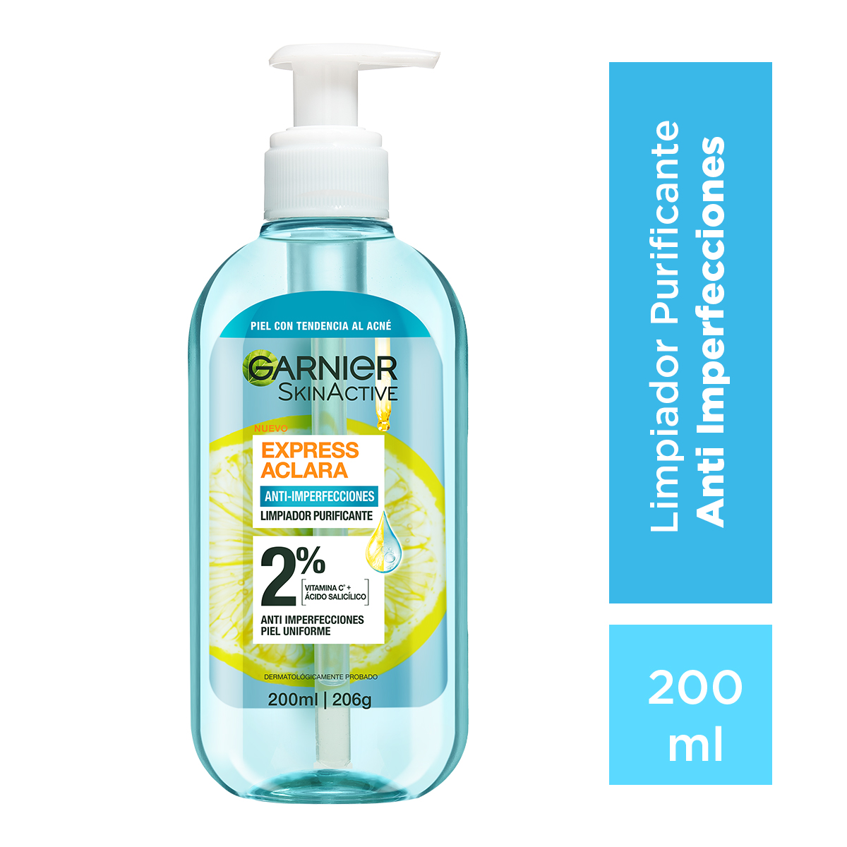 Garnier Skinactive Limpiador Purificante Antiacn&eacute; 200 Ml image number null