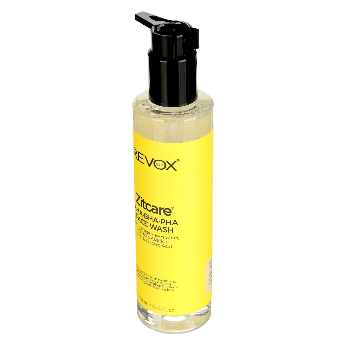 Revox B77 Zitcare Aha Bha Pha Limpiador Facial Con Te De &Aacute;rbol Centella Asi&aacute;tica Y Ah 250 Ml image number null