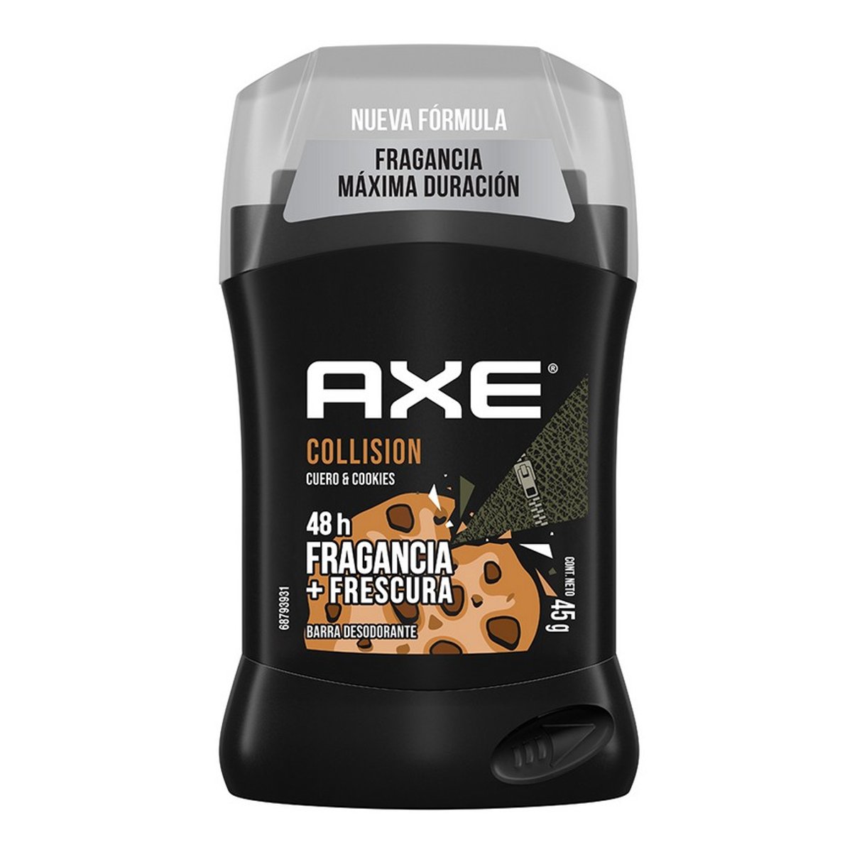 Axe Desodorante Stick Collision Cuero & Cookies 45g image number null