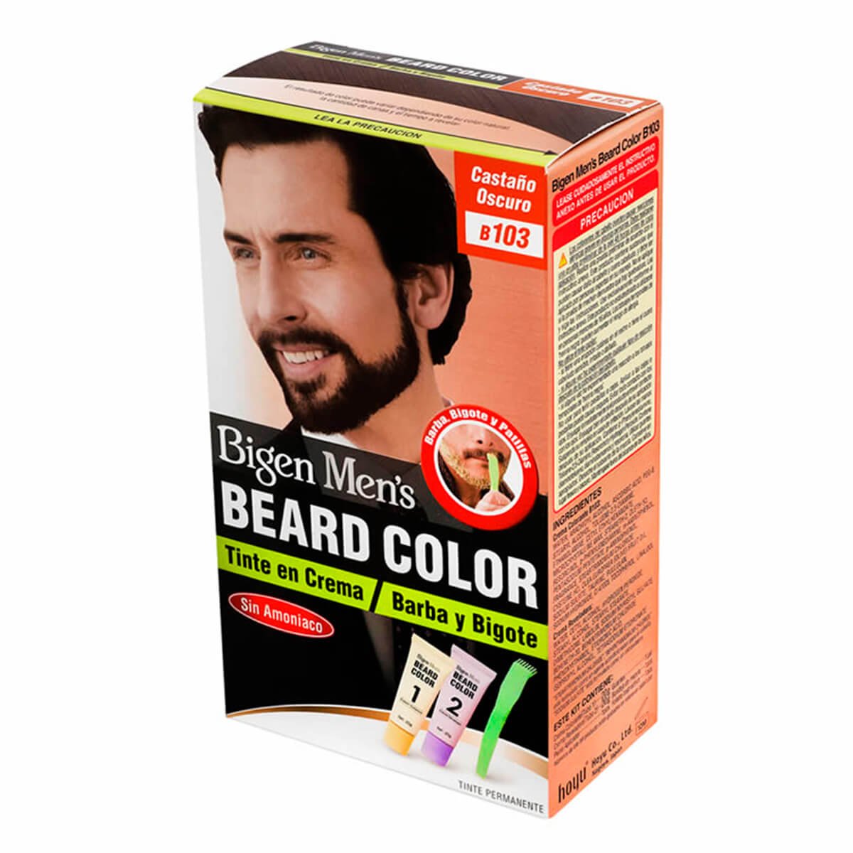 Bigen Coloraci&oacute;n Para Barba Y Bigote Casta&ntilde;o Oscuro image number null